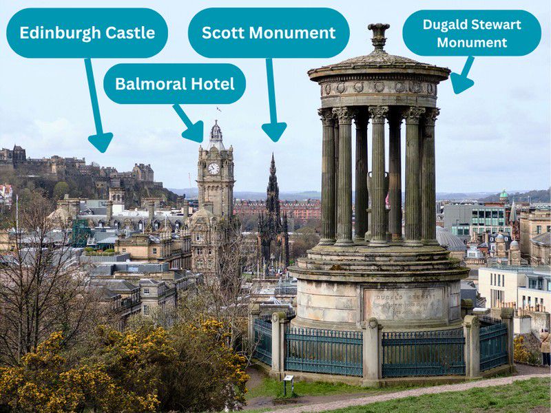 A view over the city from Calton Hill