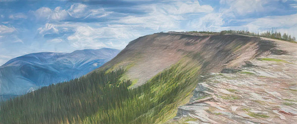 Hike up Cardinal Divide Ridge