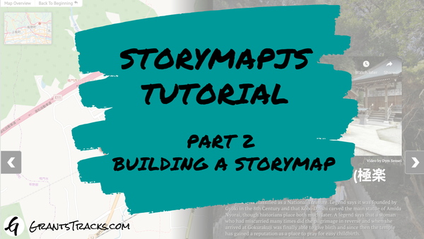 StoryMapJS - Part 2  Building a StoryMap