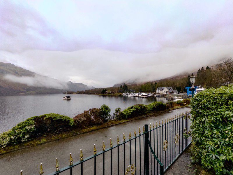 Low morning cloud over the Ardlui marina