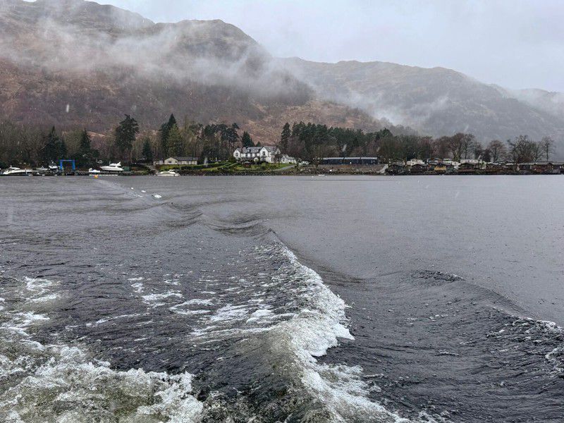The ferry ride back to the eastern shore of the loch