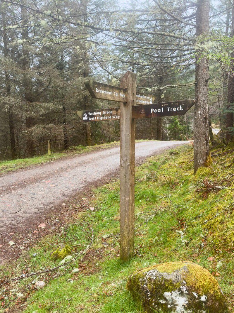 An intersection close to town